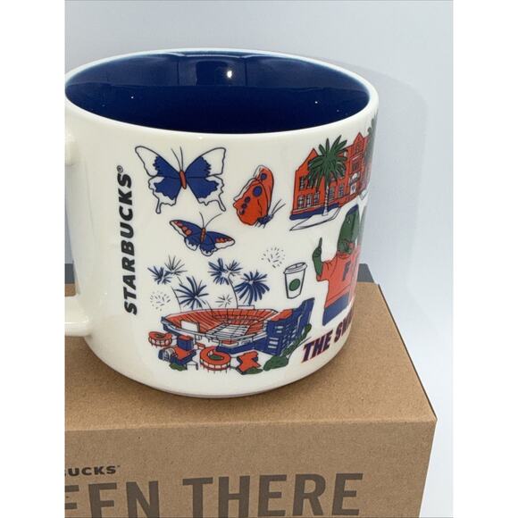 Starbucks 2025 UF University of Florida Gators Campus Been There Mug NEW IN BOX - Picture 4 of 6